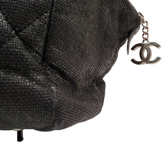 Chanel Paris Biarritz Bowler Bag Coated Canvas Entrupy Authenticated - Picture 9 of 12